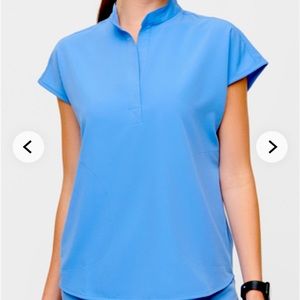 Oversized Figs Scrub  Top